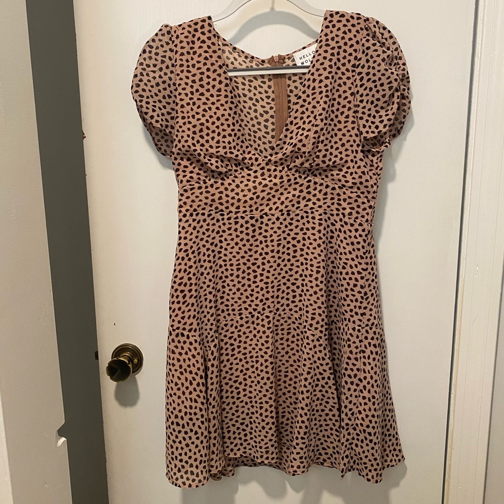 Leopard print dress